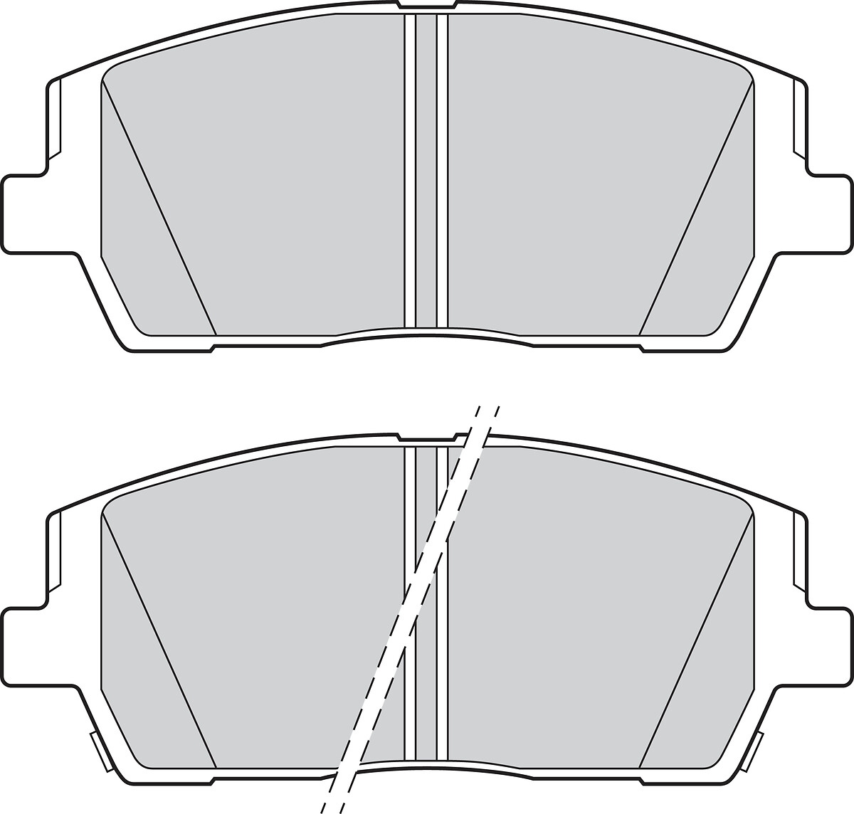 Jeu de 4 plaquettes de frein VALEO ref. 302929
